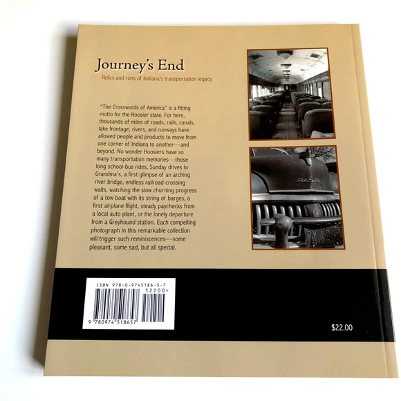 JOURNEY’S END Indiana’s Transportation Legacy NEW Coffe Table Book - Picture 2 of 15